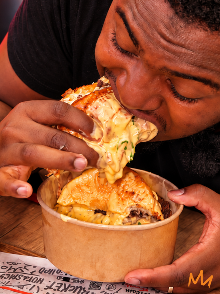 Smash burger Dip Cheddar a Marseille French
