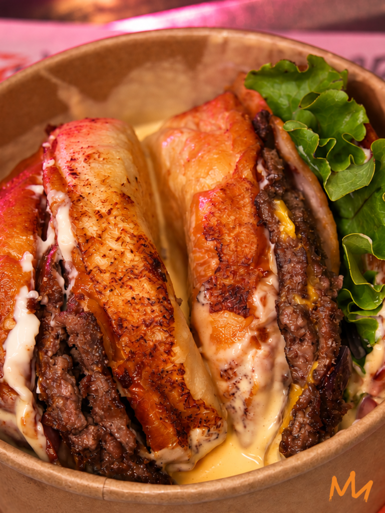 Smash burger a tremper dans cheddar Marseille